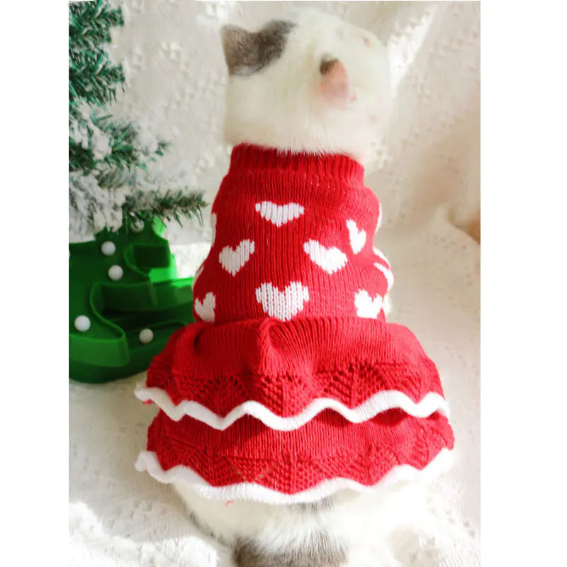 Holiday Princess Dog Sweater