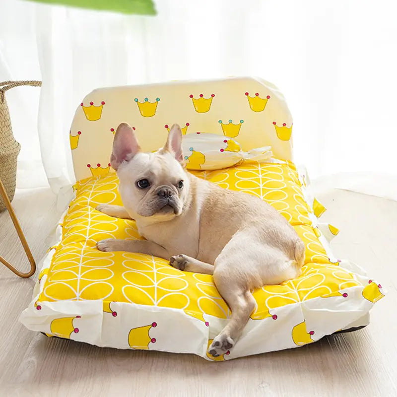 Pet Bed for Small Dogs and Cats, Washable Design